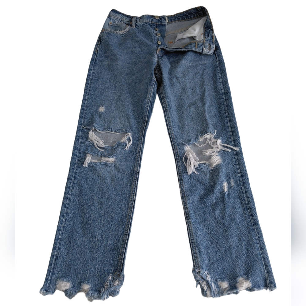 We The Free Size 26 Baggy Boyfriend Jeans